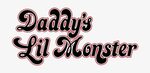 Daddy S Lil Logos - Daddy's Lil Monster Logo - 700x324 PNG D